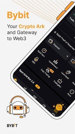 Bybit移动端交易界面