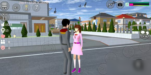 樱花校园婚礼场景示意图