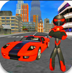 火柴人绳索英雄3D都市激斗