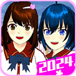 樱花校园英文版无限金币高马尾版v2.2 高马尾版