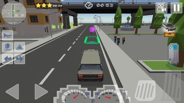 u767du5babu53f8u673a(Mr. Blocky White House Driver)